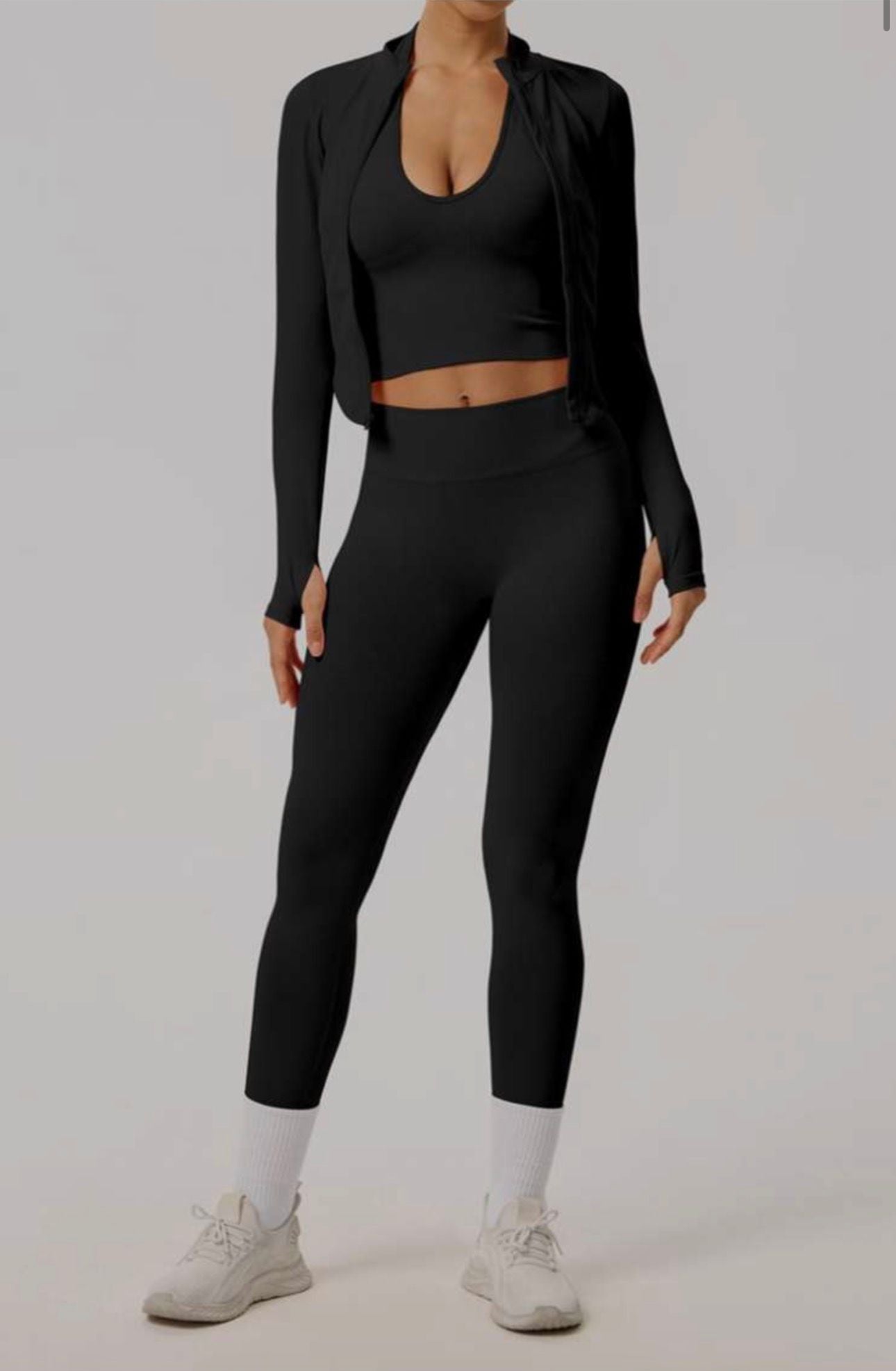Women's 3-Piece Yoga Set